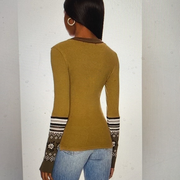 We The Free Mikah Long Sleeve Shirt. Sz M - Picture 2 of 7